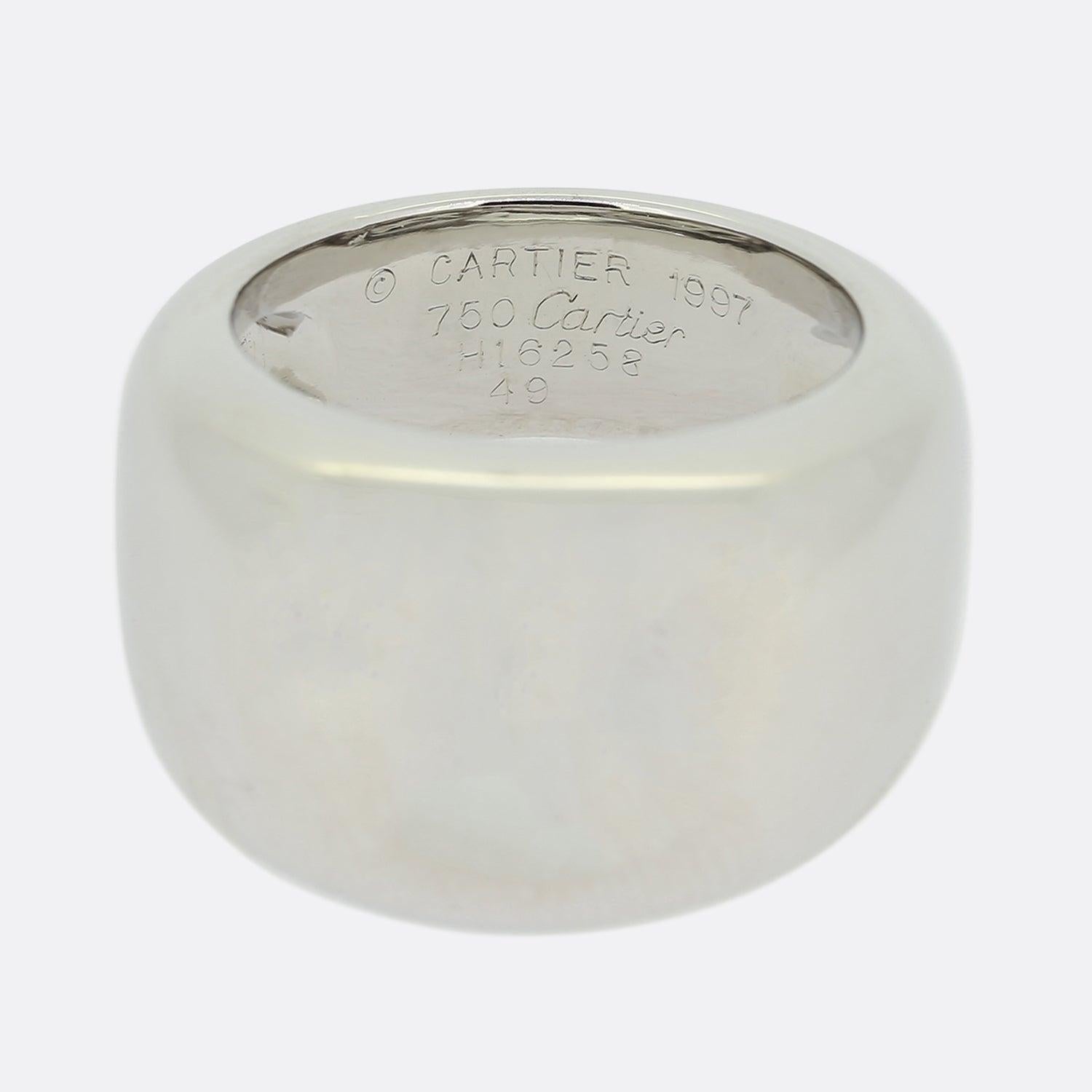 Women's Cartier Nouvelle Vague Ring Size J (49) For Sale