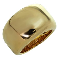 Cartier Nouvelle Vague Yellow Gold Domed Band Ring. Sz. 5.25