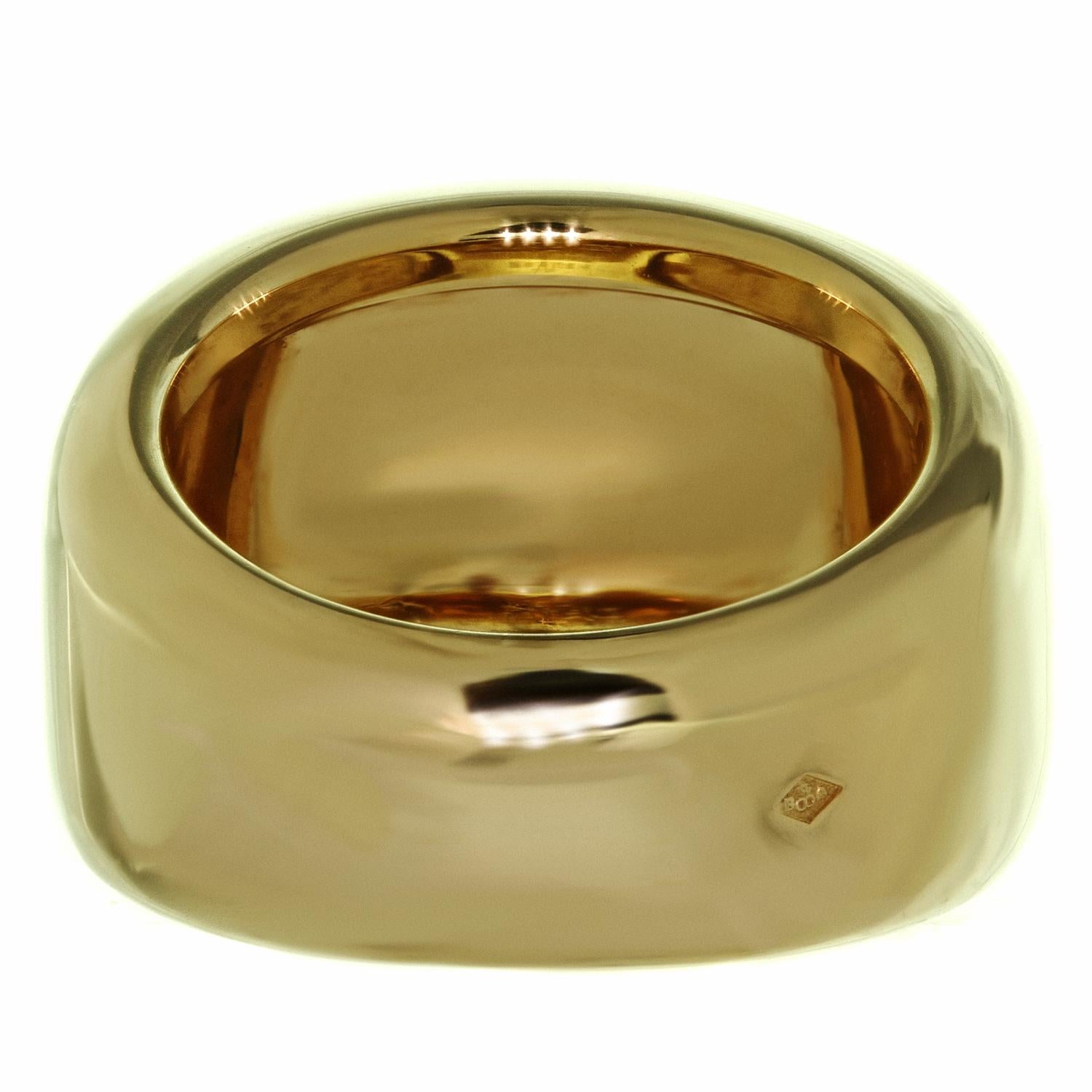 Cartier Nouvelle Vague Yellow Gold Domed Band Ring. Sz. 5.25 In Excellent Condition In New York, NY