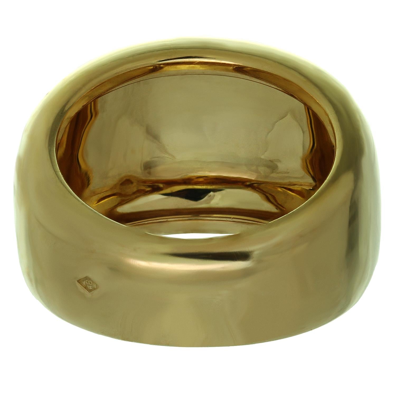 Cartier Nouvelle Vague Yellow Gold Domed Ring Band 2