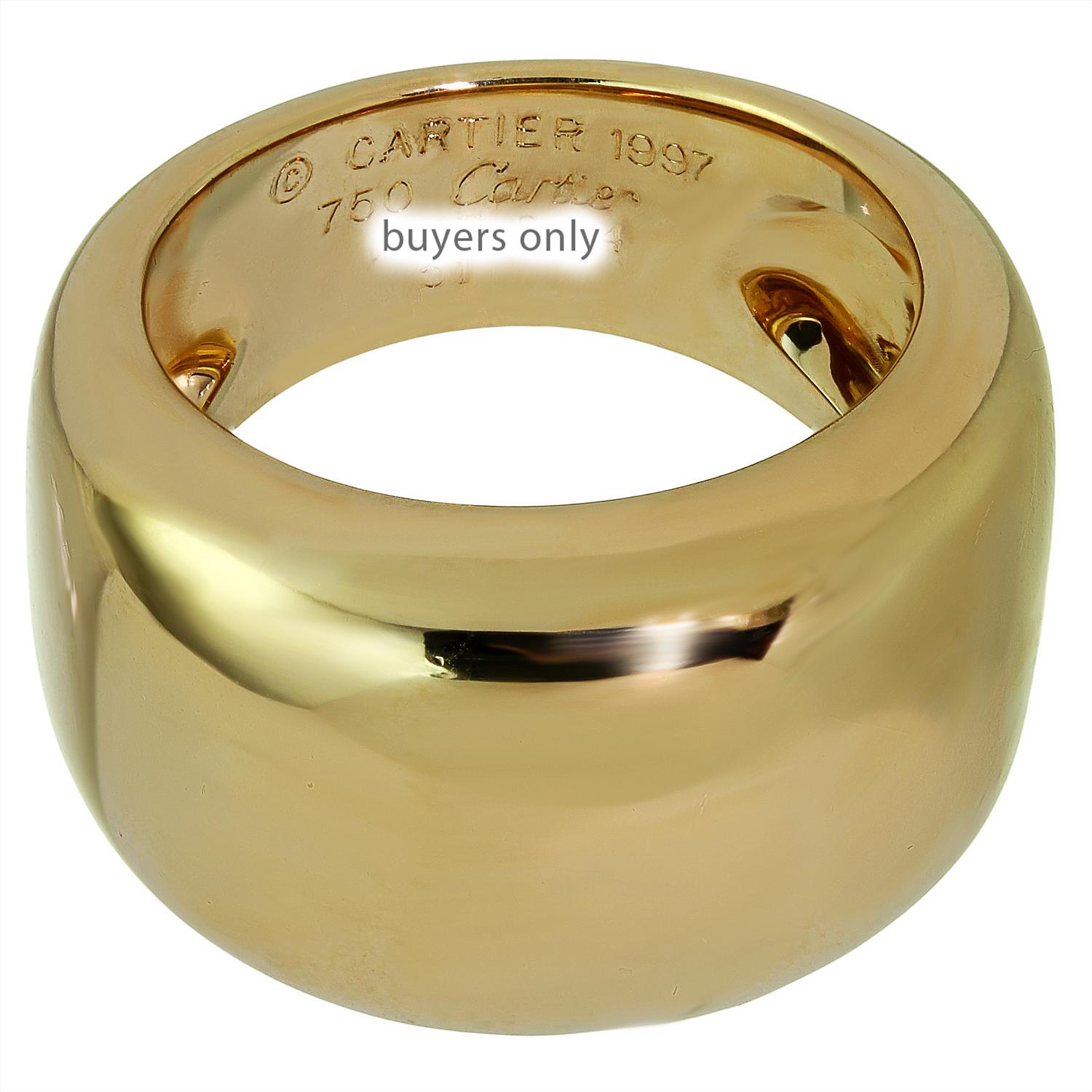 Women's CARTIER Nouvelle Vague Yellow Gold Ring  For Sale
