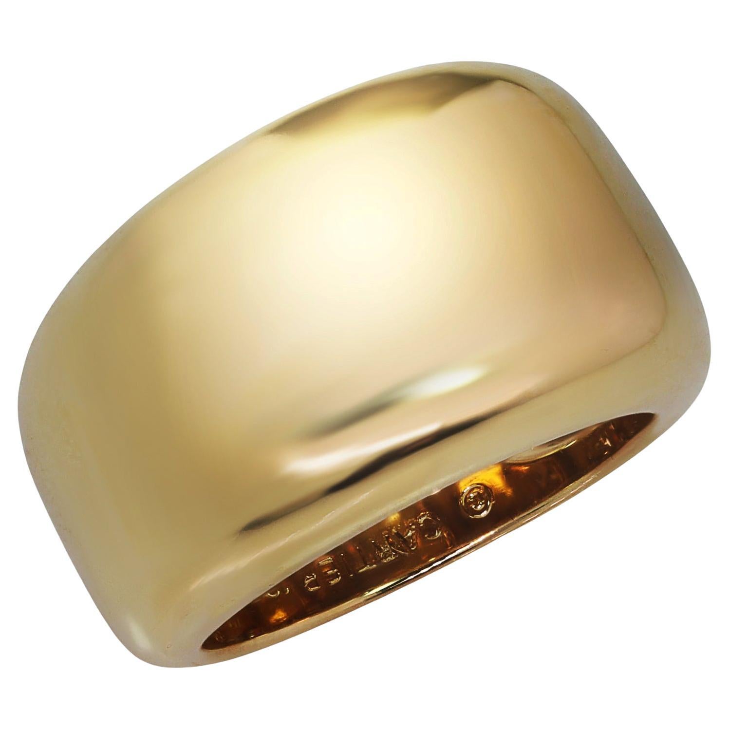 CARTIER Nouvelle Vague Yellow Gold Ring  For Sale