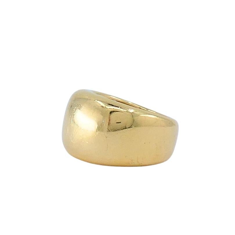 Cartier Nouvelle Vogue 18k Gold Dome Ring For Sale 1