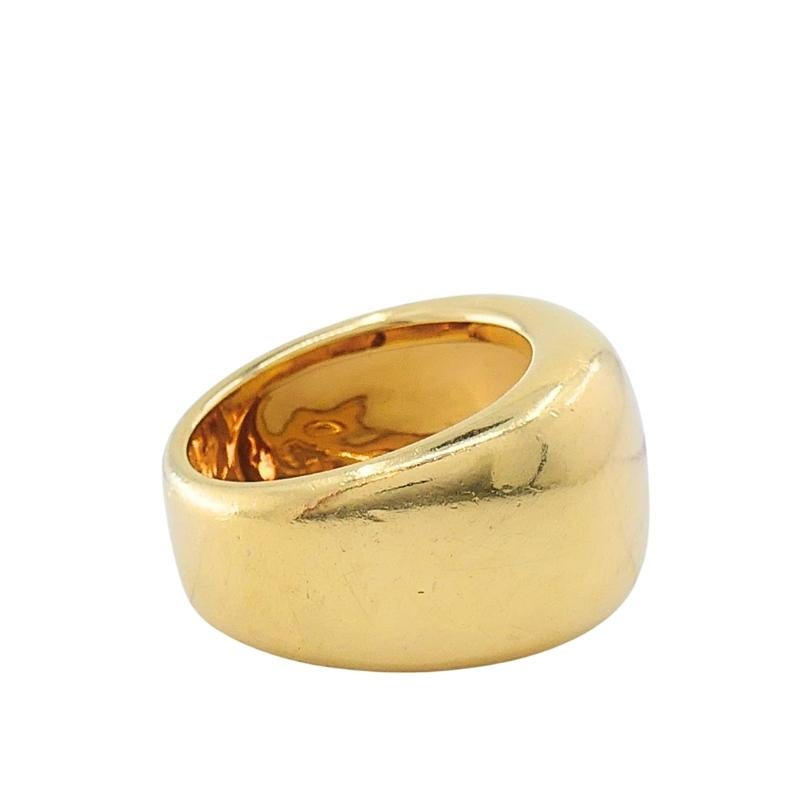 Cartier Nouvelle Vogue 18k Gold Dome Ring For Sale 2