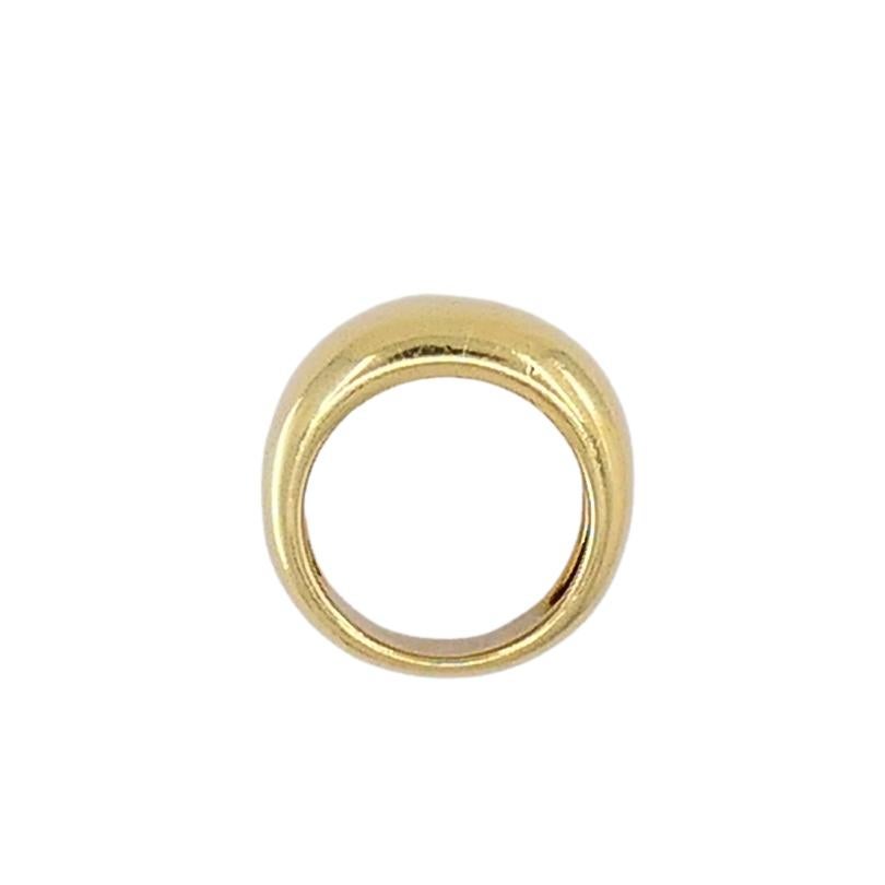 Cartier Nouvelle Vogue 18k Gold Dome Ring For Sale 3
