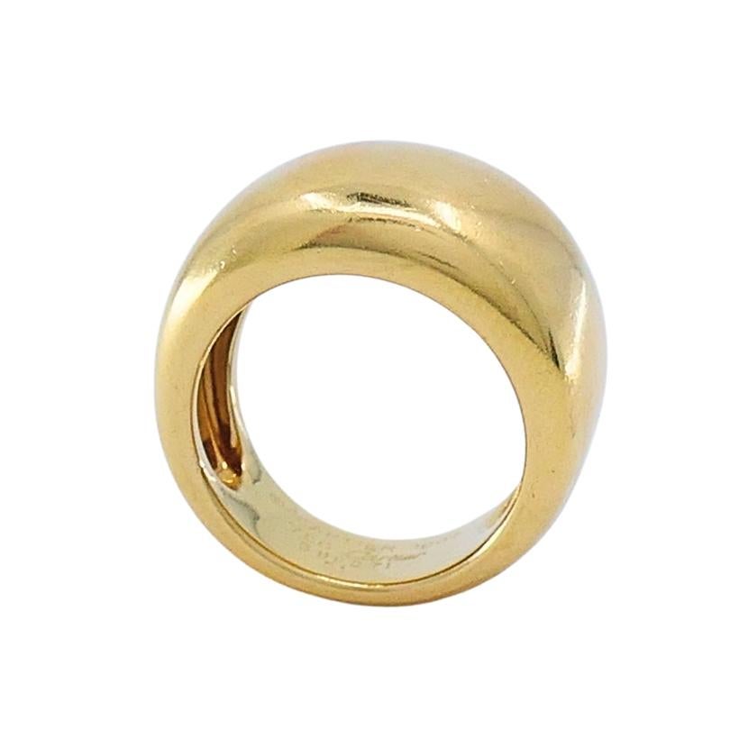 Cartier Nouvelle Vogue 18k Gold Dome Ring For Sale 4