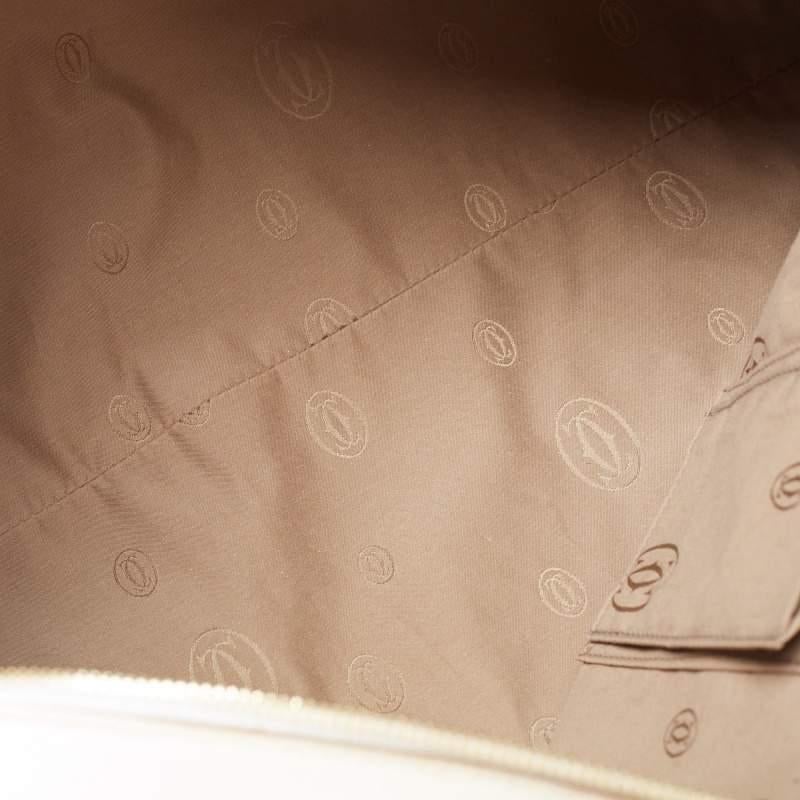 Cartier Off-White Leather Large Marcello de Cartier Bag 8
