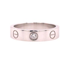 Bague Cartier One Diamond Love en or blanc 18 carats