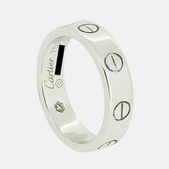 Cartier One Diamond LOVE Wedding Ring Size G 1/2 (46)