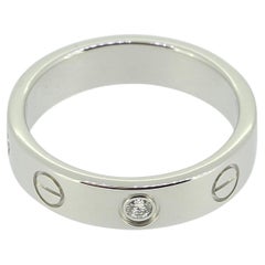 Cartier One Diamond Small LOVE Ring Size G 1/2 (46)