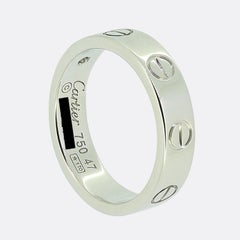 Cartier One Diamond Small LOVE Ring Misura H. H. 1/2 (47)