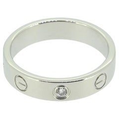 Cartier One Diamond Small LOVE Ring Size I 1/2 (48)
