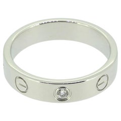 Cartier One Diamond Small LOVE Ring Size I 1/2 (48)
