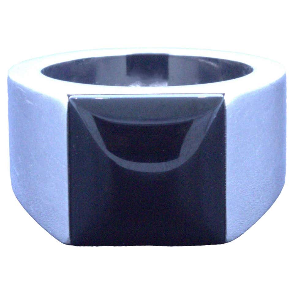 Cartier Tank Ring in 18k White Gold For Sale at 1stDibs | cartier ring ...
