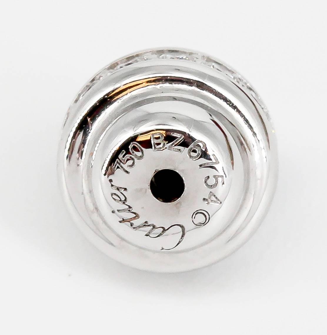 Cartier Onyx, Diamond and White Gold Jabot Pin 1