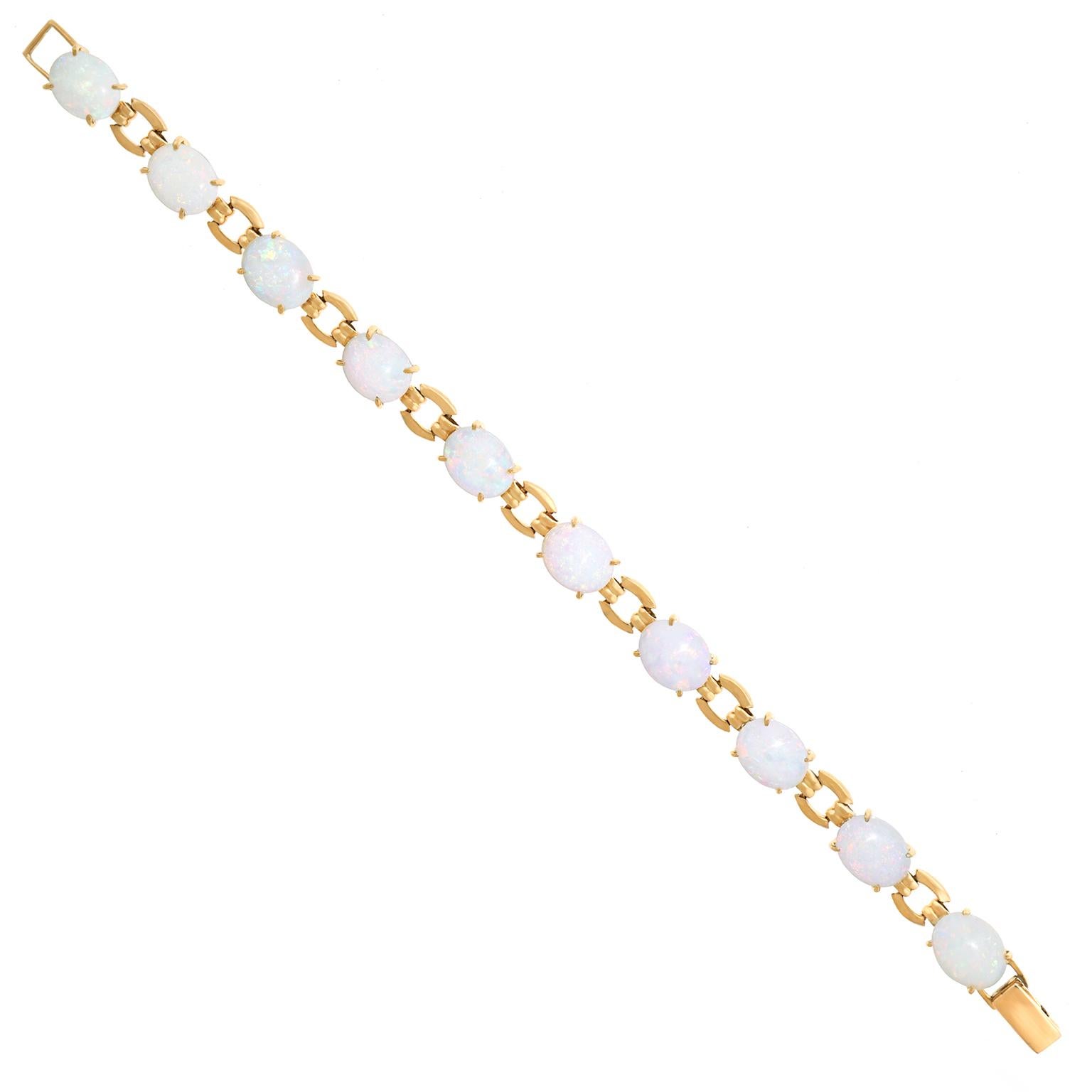 Cartier Opal-Set Gold Bracelet 4