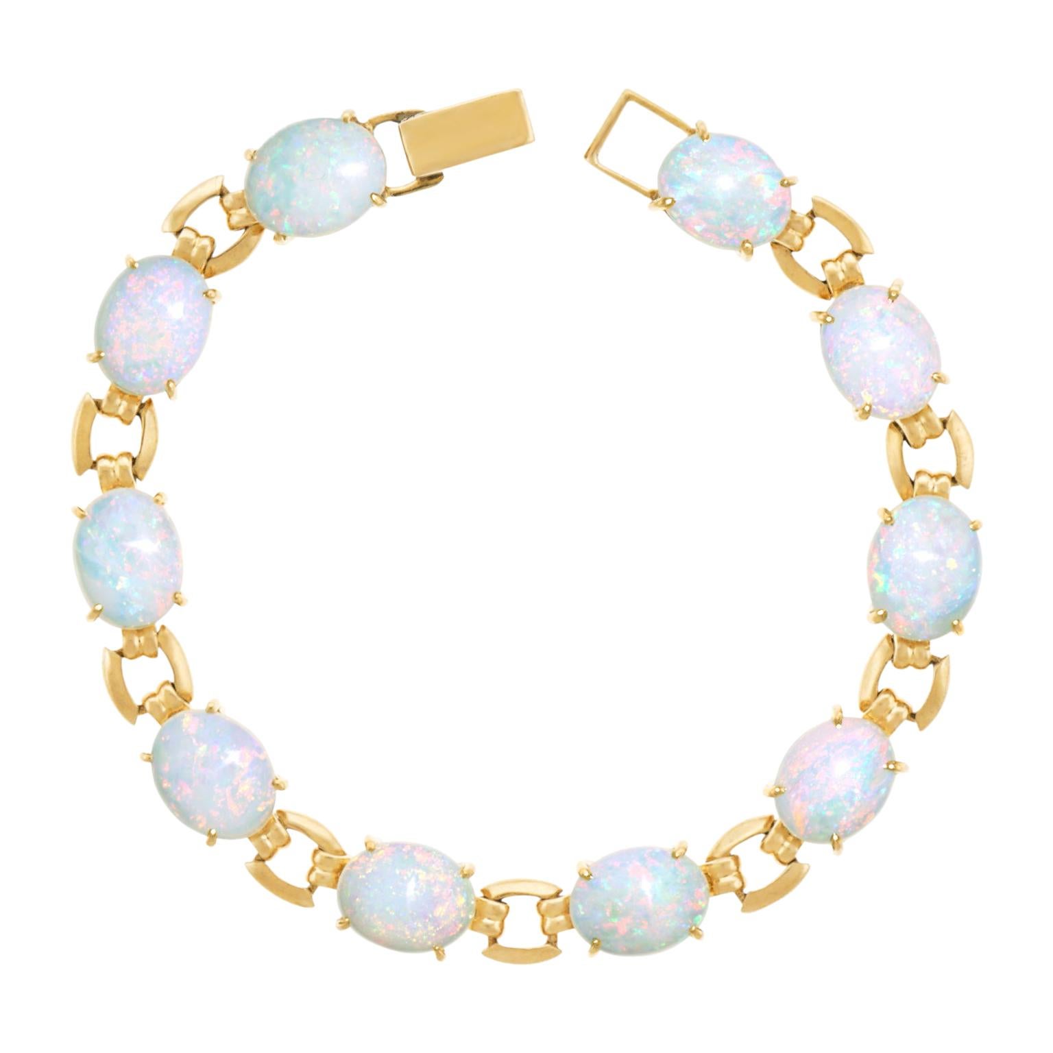 Cartier Opal-Set Gold Bracelet