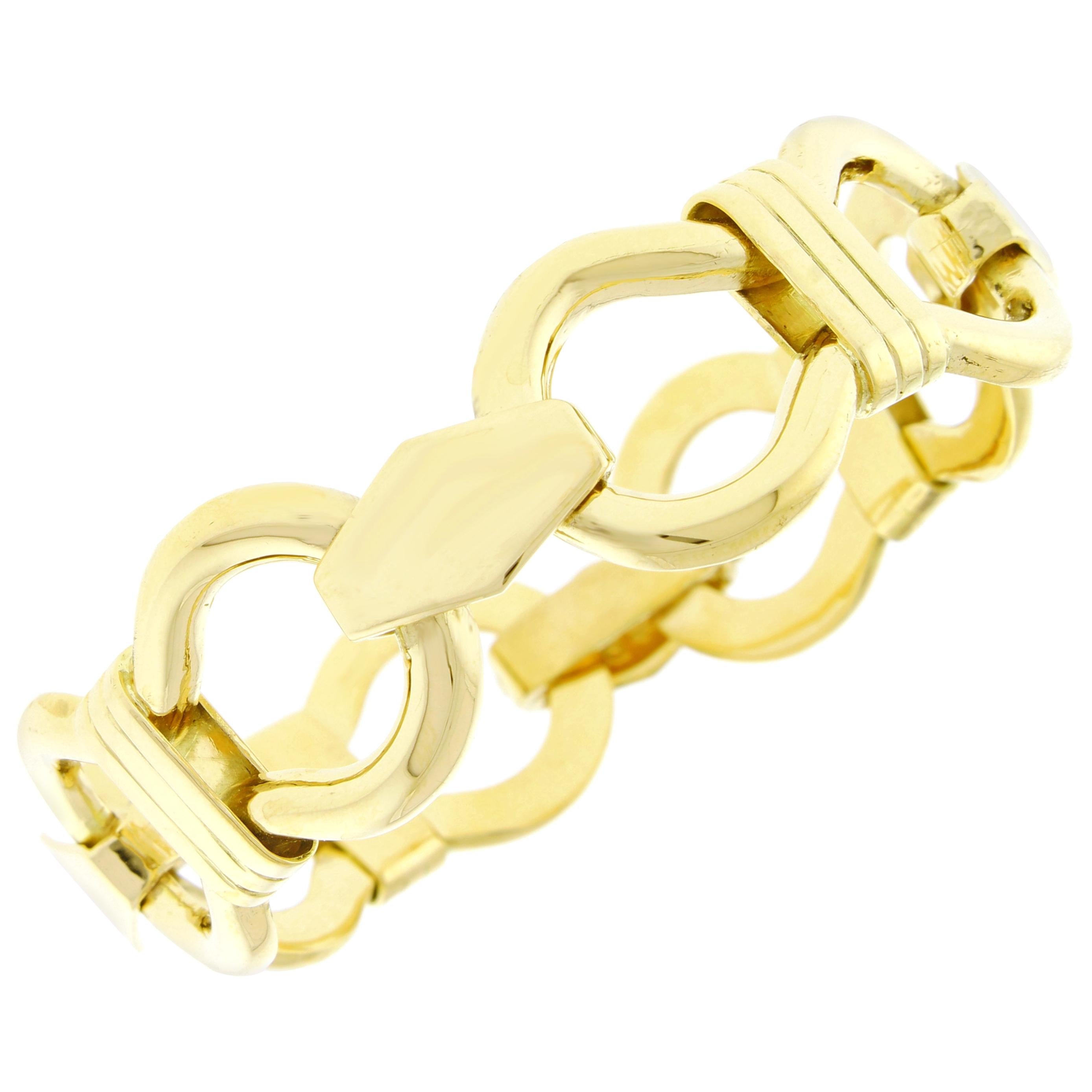Cartier Open Link Gold Bracelet