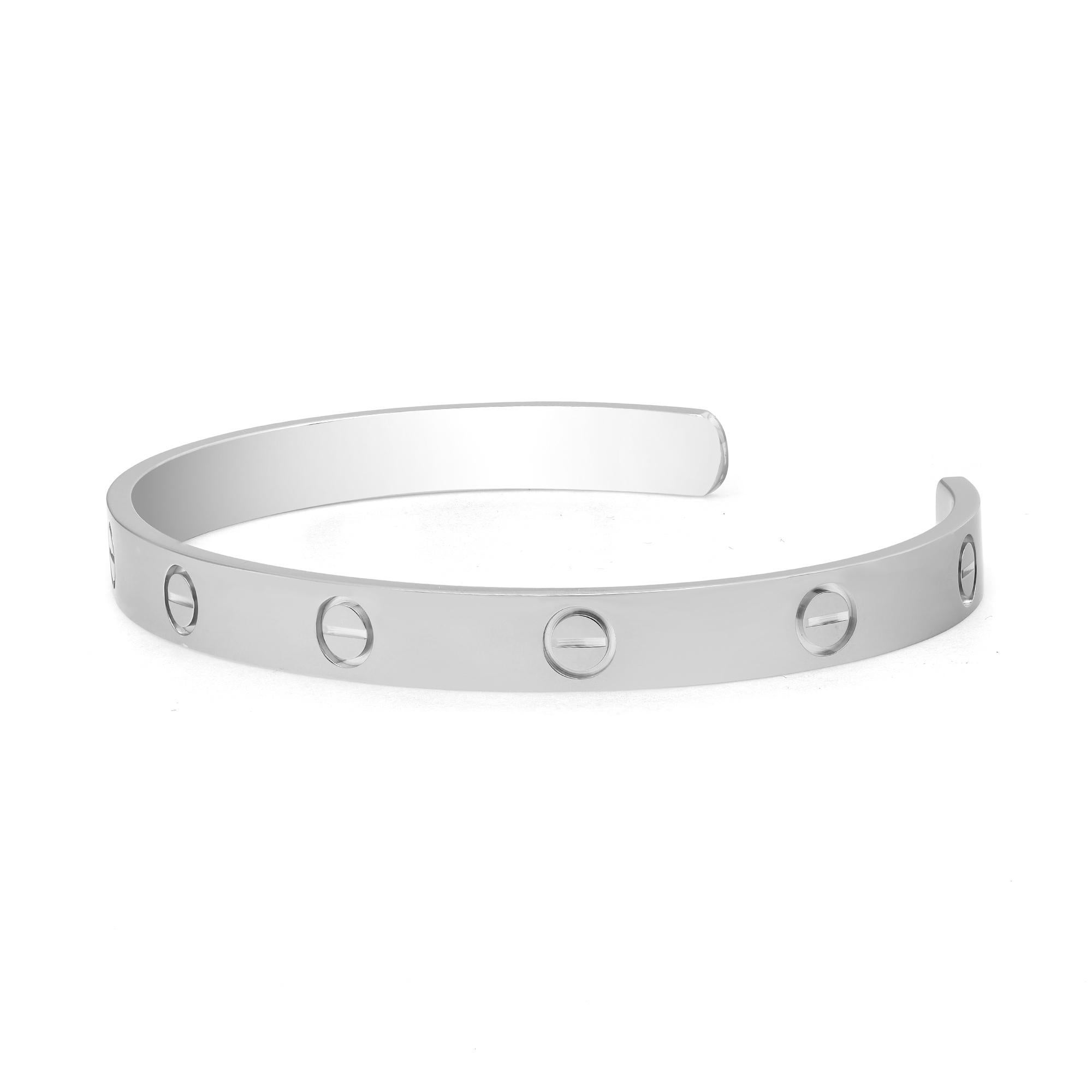  Cartier Bracelet jonc ouvert 