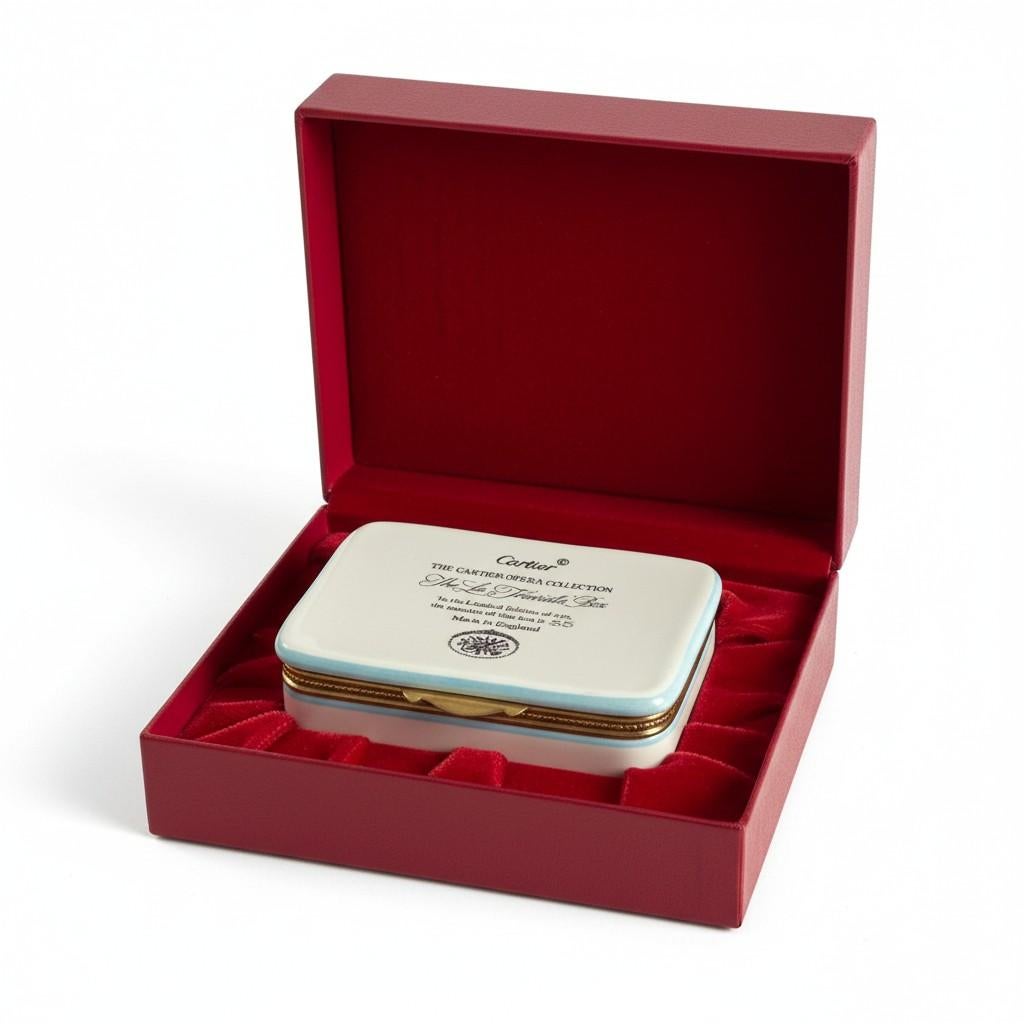 Cartier Opera Collection Enamel Box — La Traviata For Sale 1