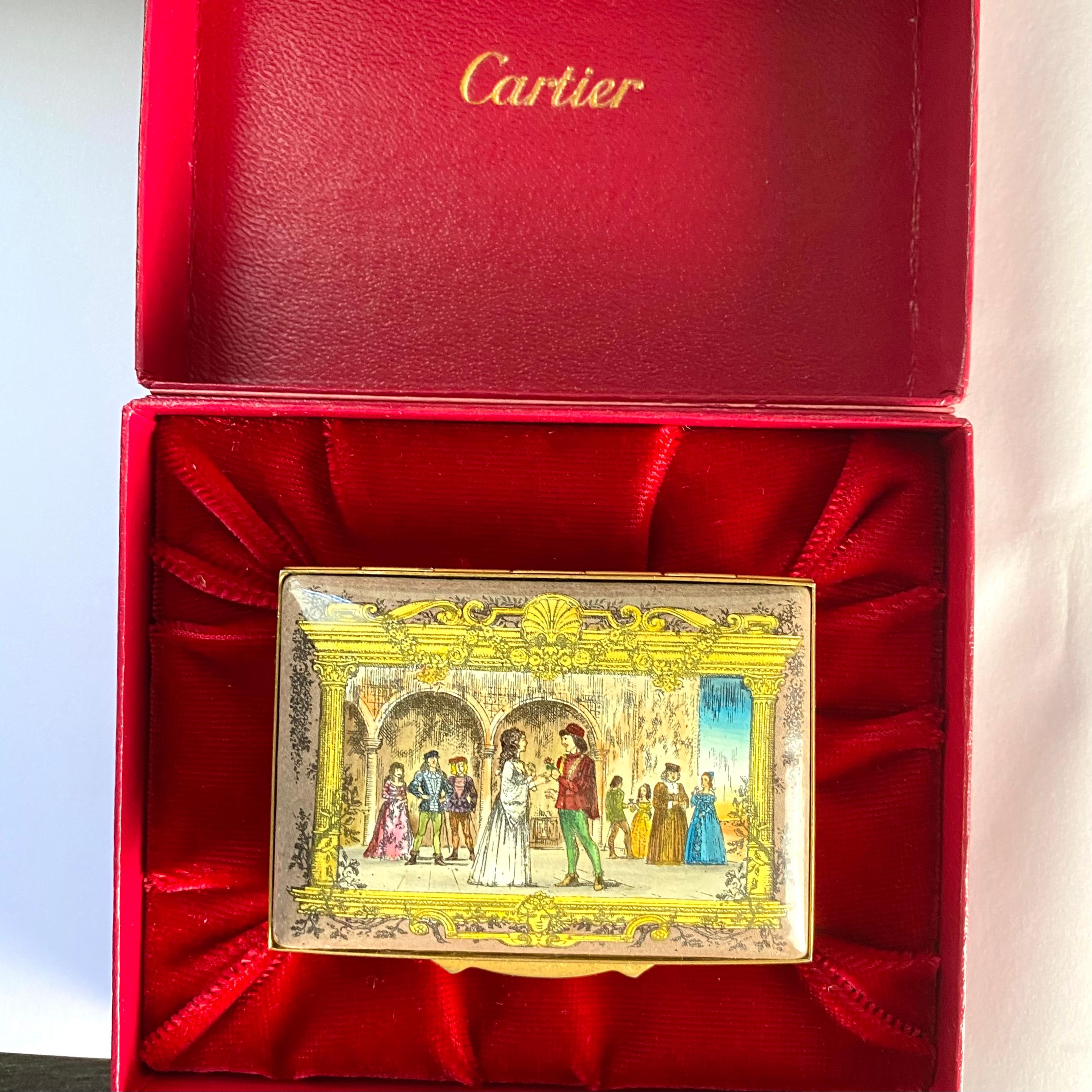 Cartier Opera Collection Limited Edition Enamel Box The Romeo and Juliette No 55 3