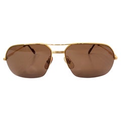 Cartier Orsay Mixed Metal Aviator Sunglasses circa 1980s