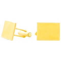 Cartier Oversized Yellow Gold Cufflinks