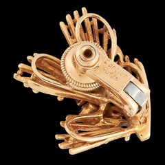 Cartier, Pair of 18 Carat Yellow Gold, Tutti Fruti Openwork Earrings