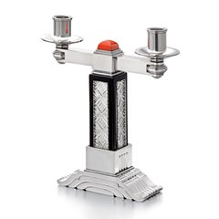 Cartier Pair of Art Deco Candelabra, Paris, circa 1930