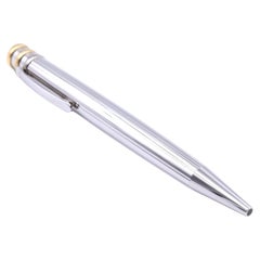Cartier Palladium and Gold tone Ballpoint Ink Pen