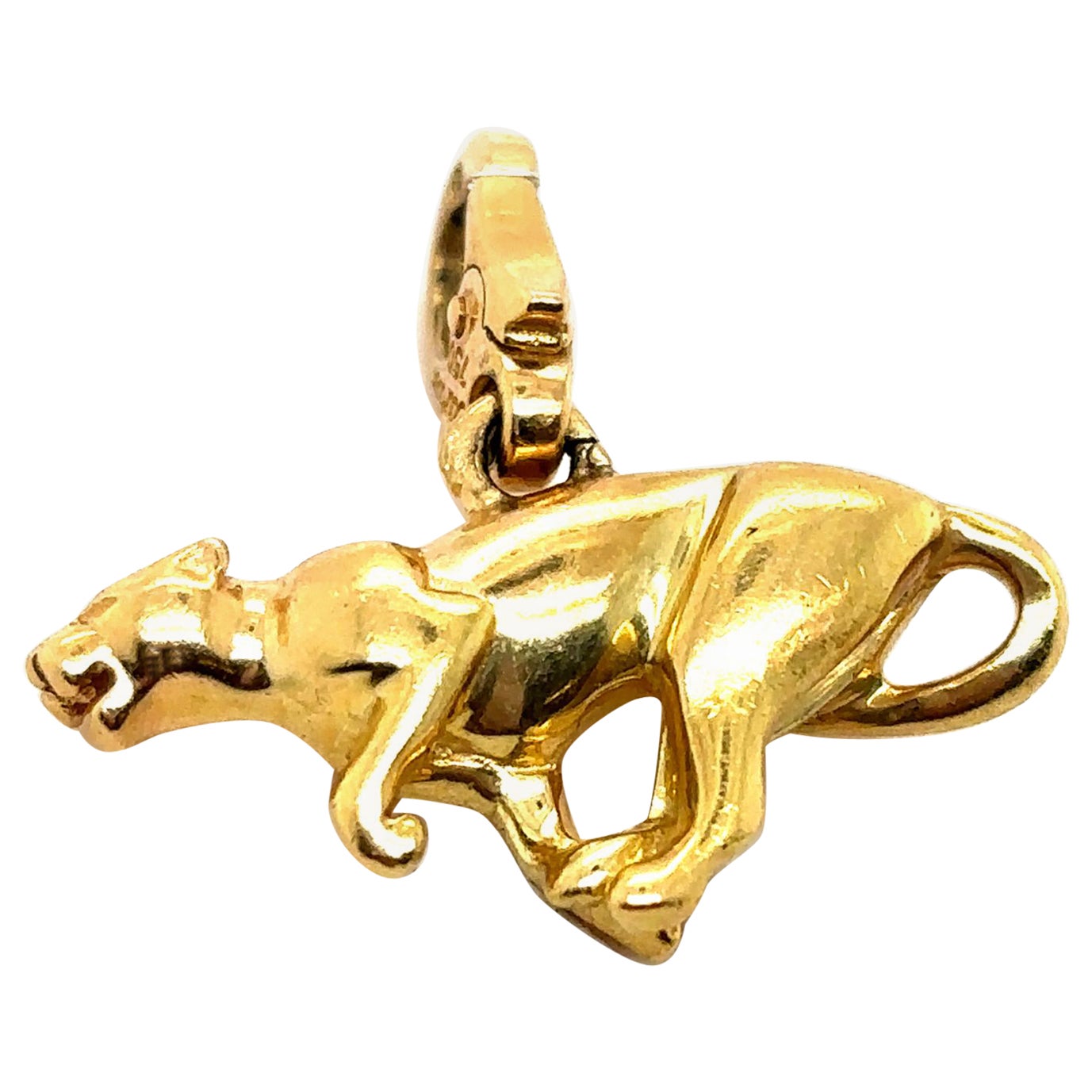 Colgante Pantera Cartier de oro amarillo de 18 quilates