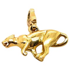Cartier Panther 18 Karat Yellow Gold Charm