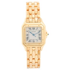 Cartier Panther 18 Karat Yellow Gold Men's Quartz Watch with Date