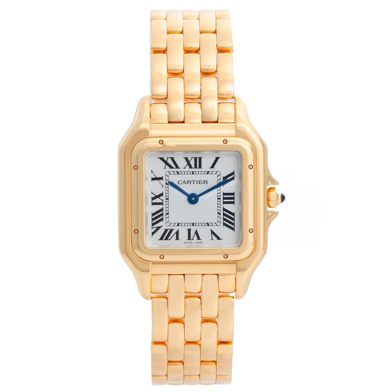 Cartier Panther 18 Karat Yellow Gold Midsize Watch WGPN0009