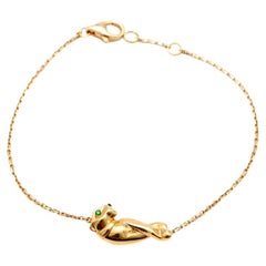 Cartier' Panther' Bracelet In 18k Rose Gold