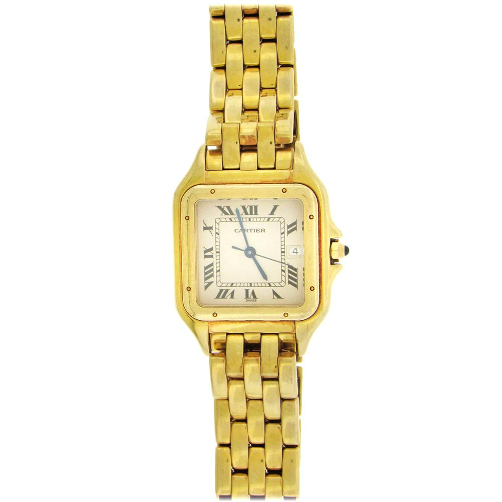 Women's or Men's Cartier Panther Bracelet Quartz Wristwatch