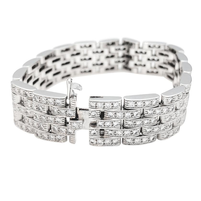 Cartier Panther Bracelet, White Gold and Diamonds 1