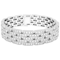 Cartier Panther Bracelet, White Gold and Diamonds