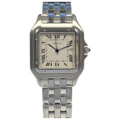 Cartier Panther Classic Large Steel Quartz Wristwatch