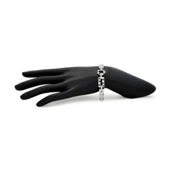 Cartier Panther de Cartier 18 Karat White Gold Diamond and Onyx Bracelet