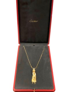 Cartier Panther De Cartier Large Yellow Gold and Gemstone Necklace