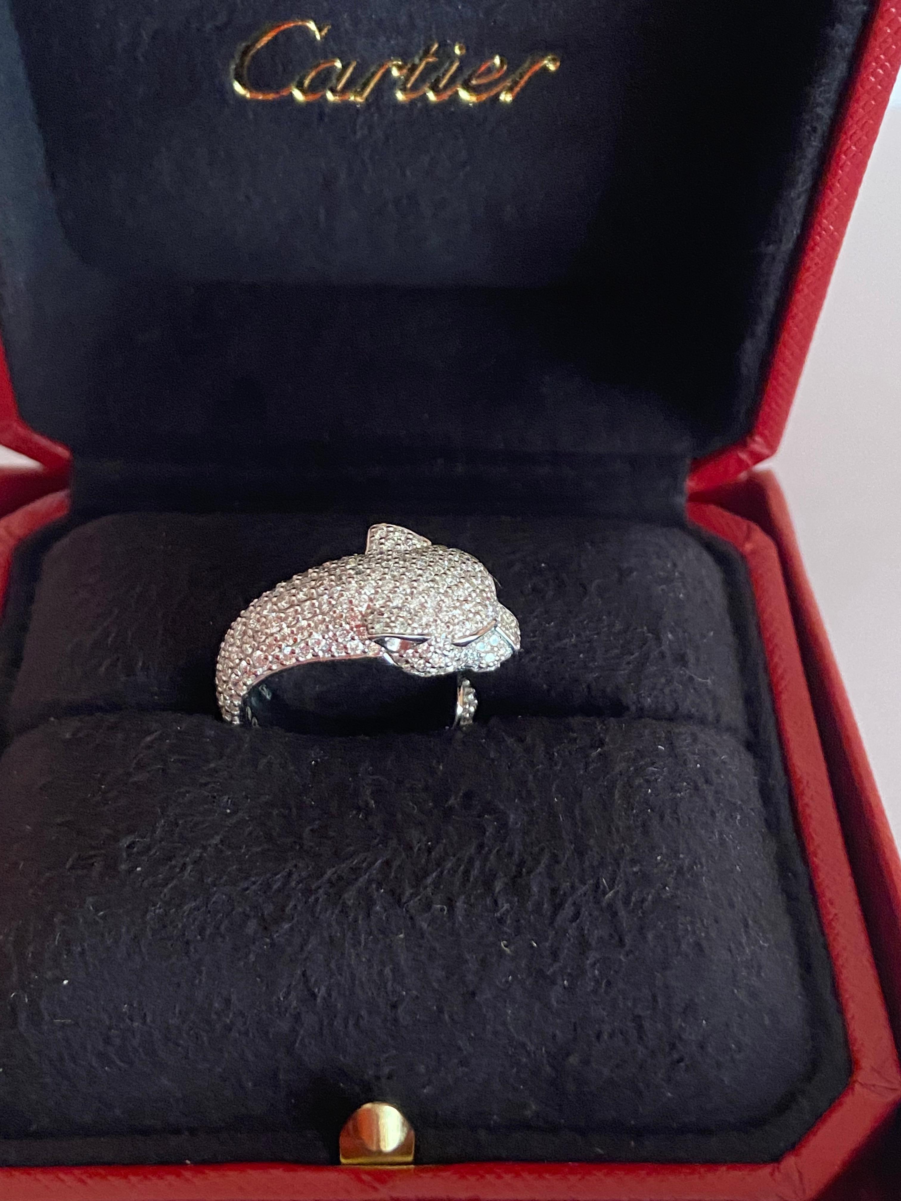 Cartier Panther De Cartier Ring In Excellent Condition In Massafra, IT