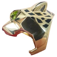 CARTIER Panther Head  Yellow Gold Ring