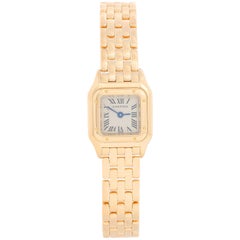 Cartier Panther Ladies 18 Karat Yellow Gold Panthere Watch W25034B9 1130 Mini