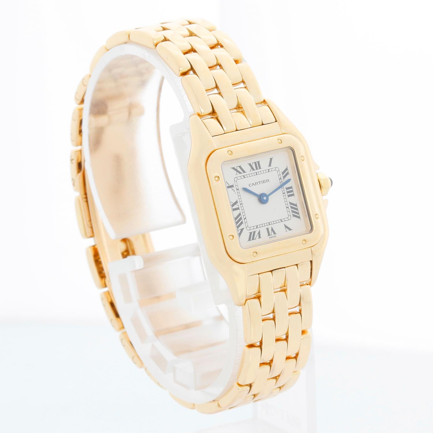 Cartier Panther Ladies 18k Yellow Gold Watch 1070 W25022B9 1