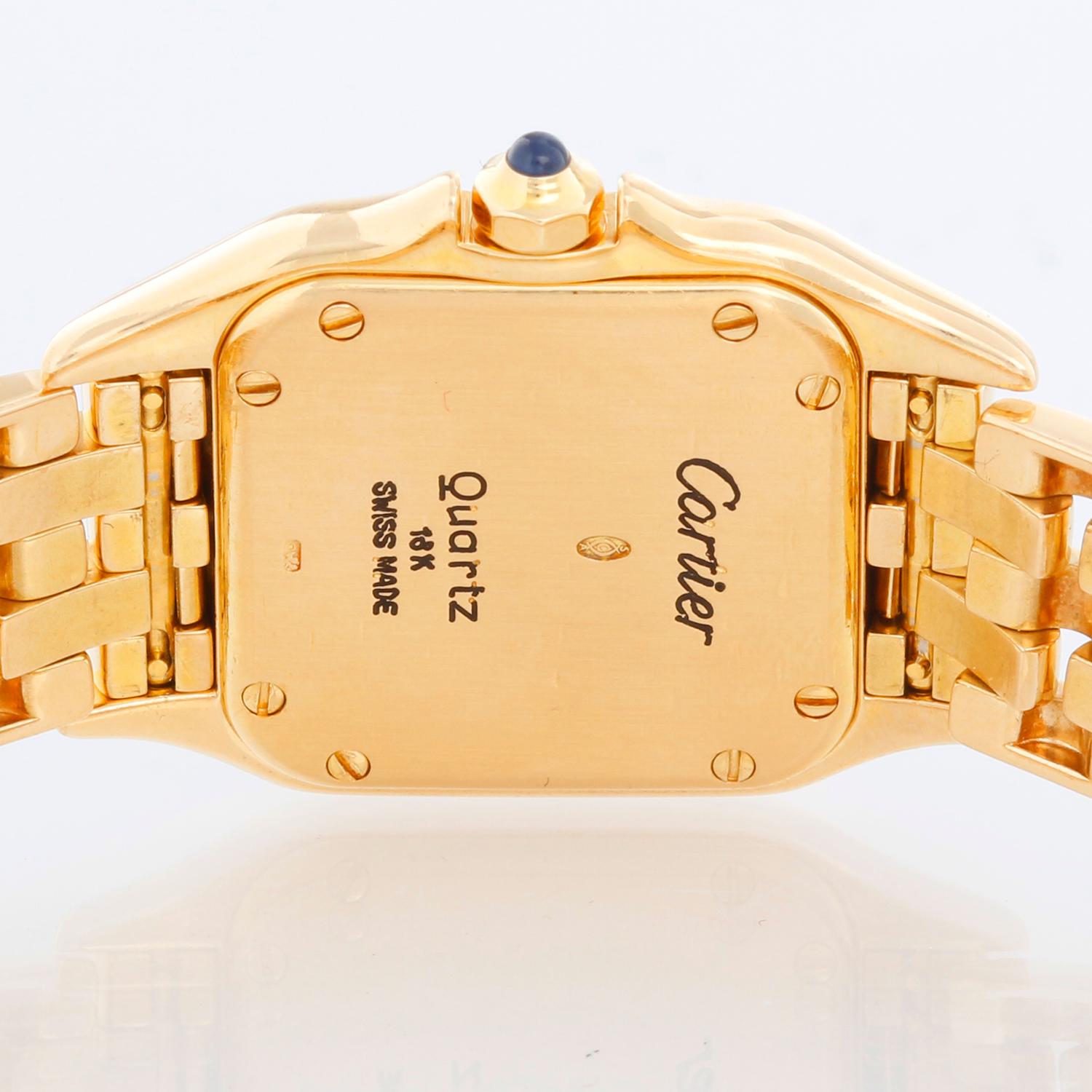 gold panther watch