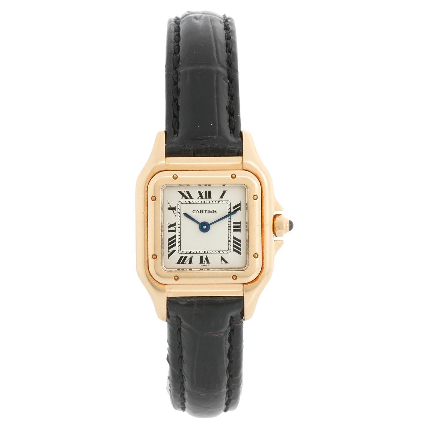 Cartier Panther Damenuhr aus 18 Karat Gelbgold W25022B9 1070