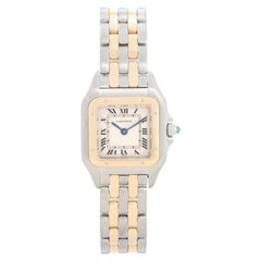 Cartier Panther Ladies 2-Tone 2-Row Steel & Gold Watch W25029B6