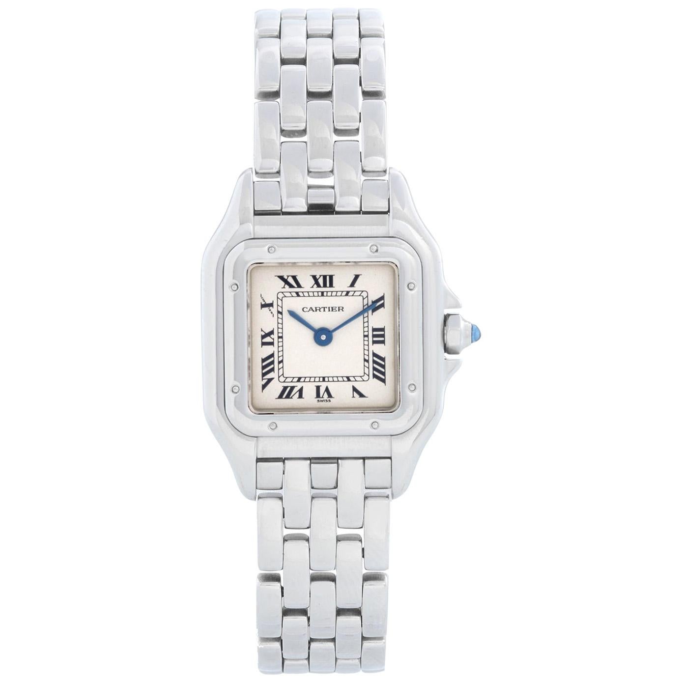 Cartier Panther Ladies Stainless Steel Panthere Watch W25033P5 1320