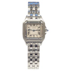 Retro Cartier Panther Ladies Steel 1320 Quartz Wrist Watch